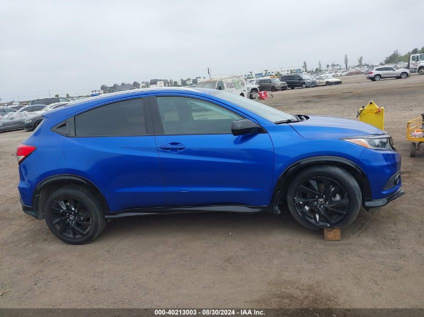 2022 Honda Hr-V Awd Sport VIN: 3CZRU6H12NM739915 Lot: 40213003