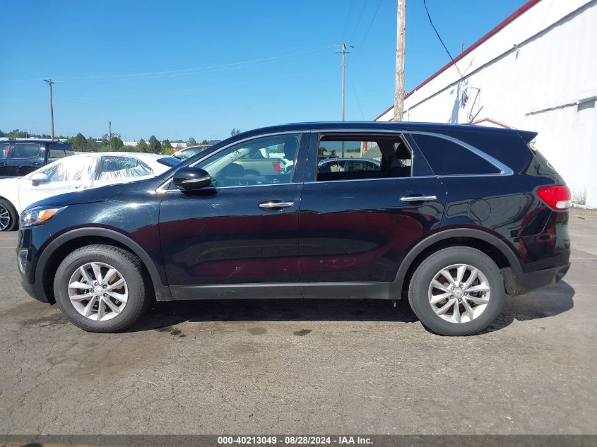 2018 Kia Sorento 2.4L L VIN: 5XYPG4A33JG418588 Lot: 40213049