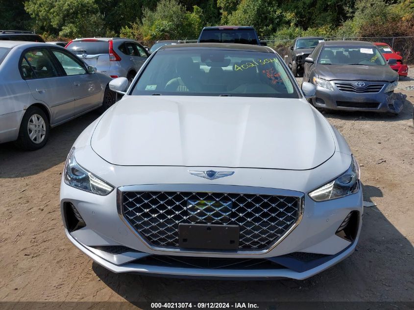 VIN KMTG74LE9KU013884 2019 GENESIS G70 3.3T ADVANCED