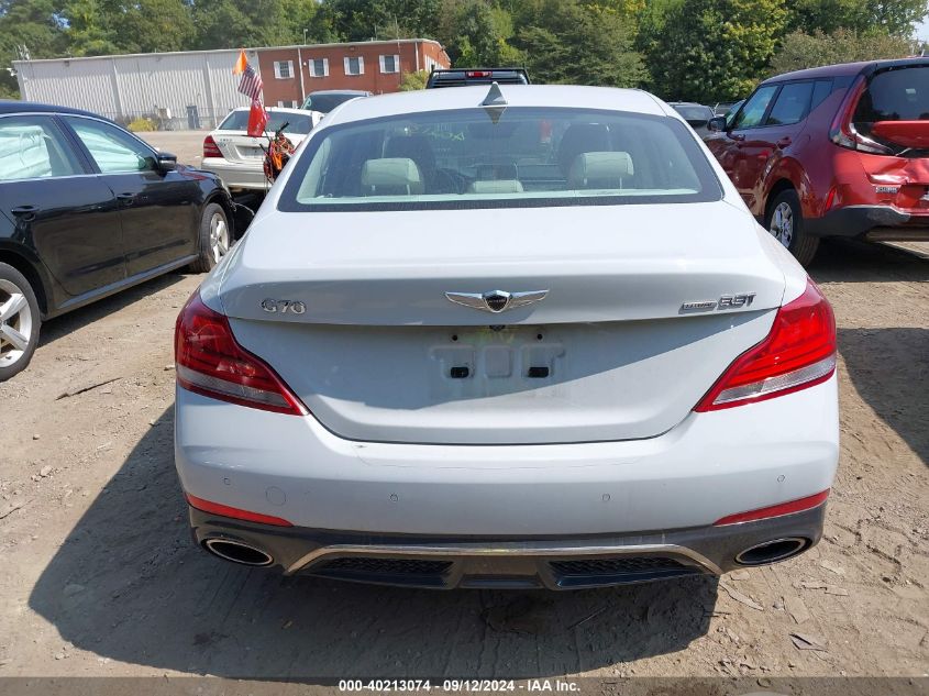 VIN KMTG74LE9KU013884 2019 GENESIS G70 3.3T ADVANCED