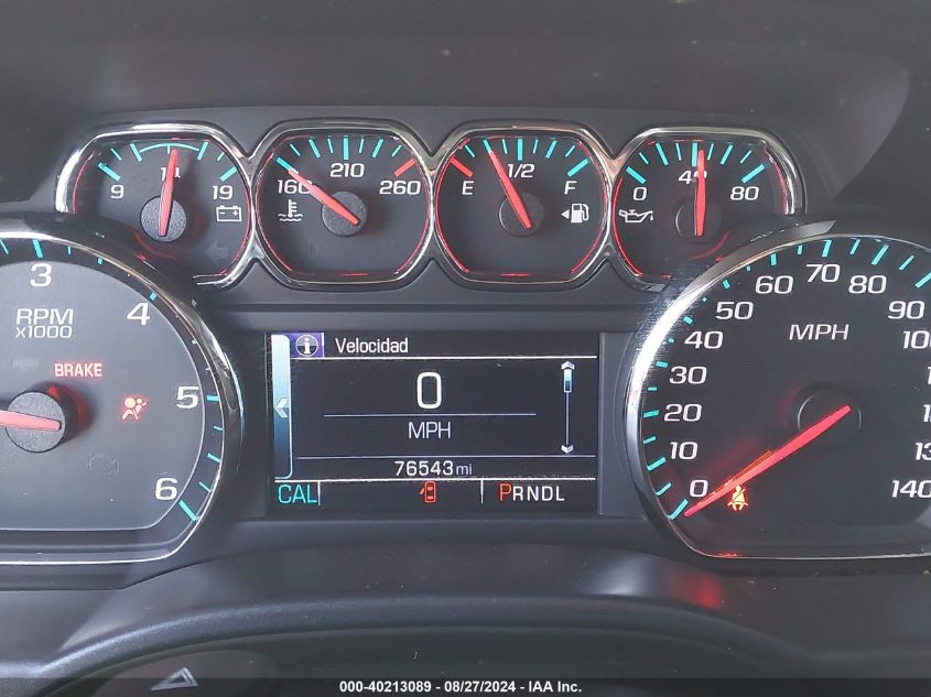 2017 GMC Sierra 1500 Sle VIN: 1GTR1MEC5HZ211765 Lot: 40213089