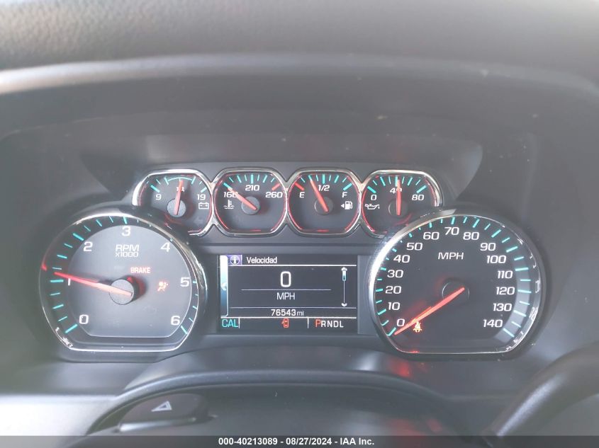 2017 GMC Sierra 1500 Sle VIN: 1GTR1MEC5HZ211765 Lot: 40213089