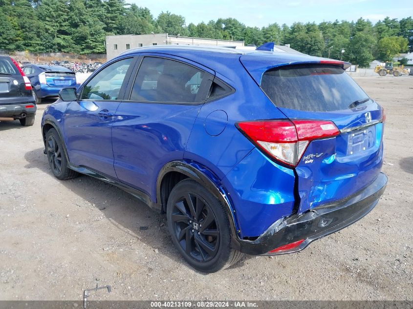 2022 Honda Hr-V Awd Sport VIN: 3CZRU6H13NM757842 Lot: 40213109