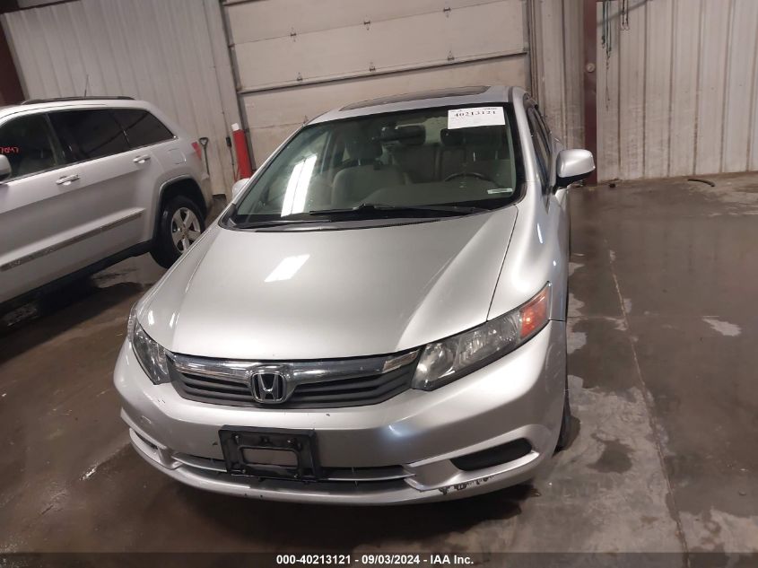 2012 Honda Civic Ex VIN: 19XFB2F87CE010405 Lot: 40213121