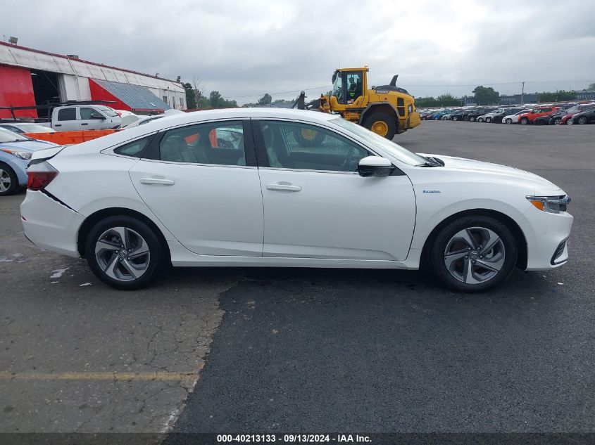 2019 Honda Insight Ex VIN: 19XZE4F53KE012074 Lot: 40213133