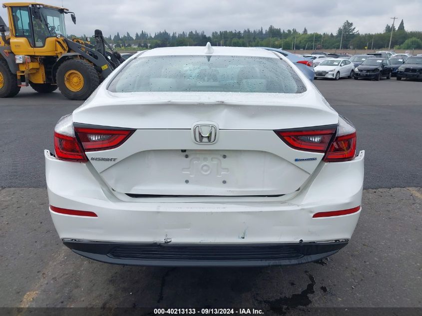 2019 Honda Insight Ex VIN: 19XZE4F53KE012074 Lot: 40213133