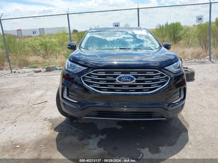 2019 Ford Edge Sel VIN: 2FMPK3J98KBB41578 Lot: 40213137