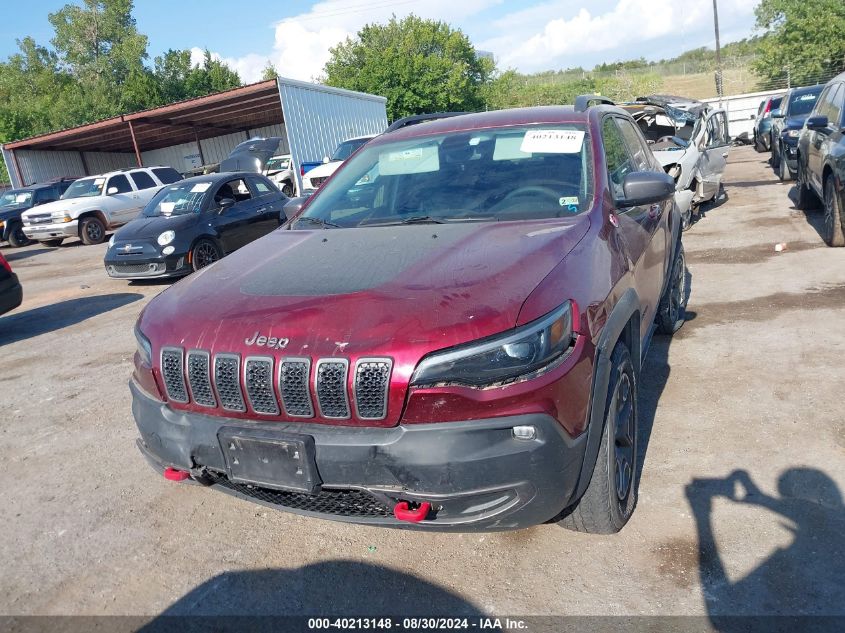 2020 Jeep Cherokee Trailhawk 4X4 VIN: 1C4PJMBX9LD607010 Lot: 40213148