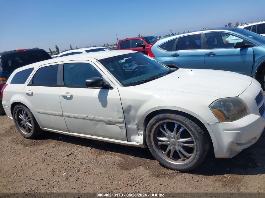 2005 Dodge Magnum Se VIN: 2D4FV48V65H570464 Lot: 40213170