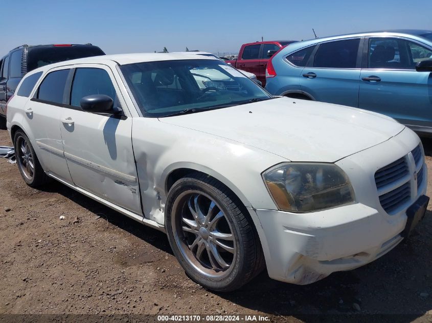 2005 Dodge Magnum Se VIN: 2D4FV48V65H570464 Lot: 40213170