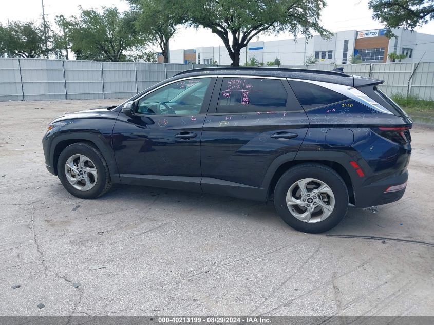 2022 Hyundai Tucson Sel VIN: KM8JB3AE7NU044454 Lot: 40213199