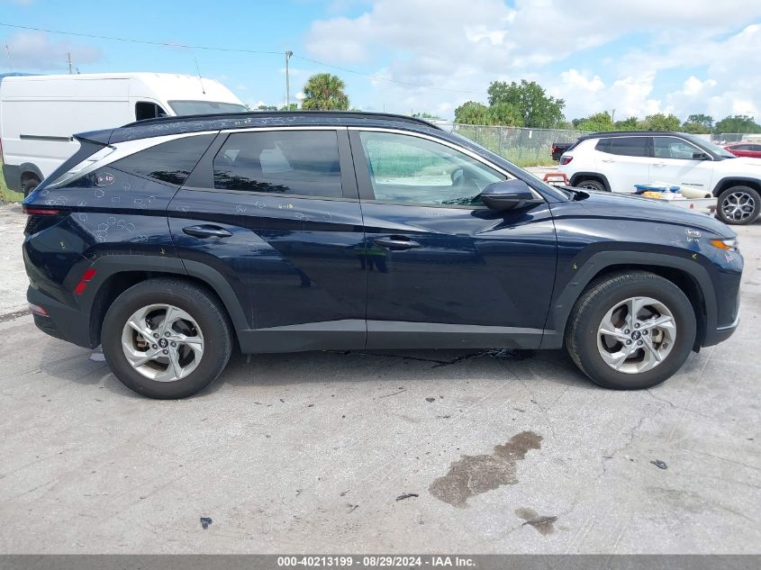 2022 Hyundai Tucson Sel VIN: KM8JB3AE7NU044454 Lot: 40213199