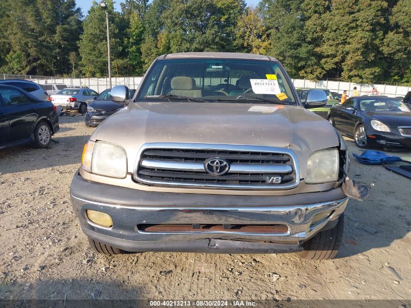 5TBRT34192S281095 2002 Toyota Tundra Sr5 V8