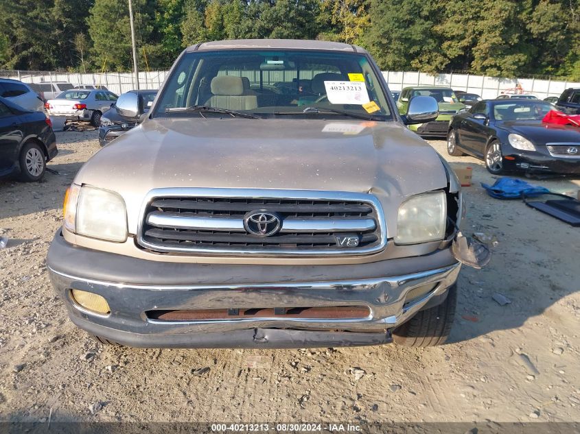 5TBRT34192S281095 2002 Toyota Tundra Sr5 V8