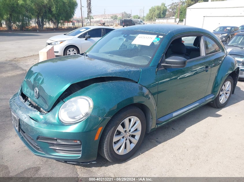VIN 3VWF17AT7HM630645 2017 VOLKSWAGEN BEETLE #PINKBEETLE/1.8T CLASSIC/1.8T S