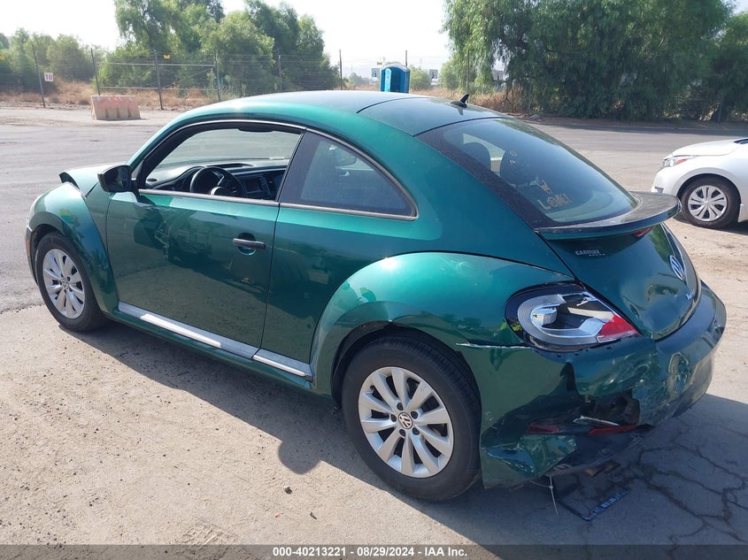 VIN 3VWF17AT7HM630645 2017 VOLKSWAGEN BEETLE #PINKBEETLE/1.8T CLASSIC/1.8T S