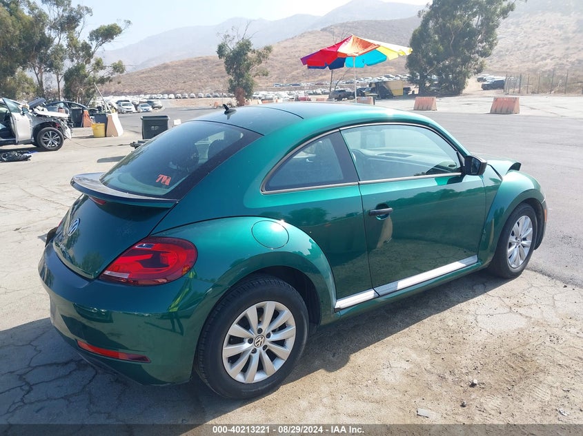 VIN 3VWF17AT7HM630645 2017 VOLKSWAGEN BEETLE #PINKBEETLE/1.8T CLASSIC/1.8T S