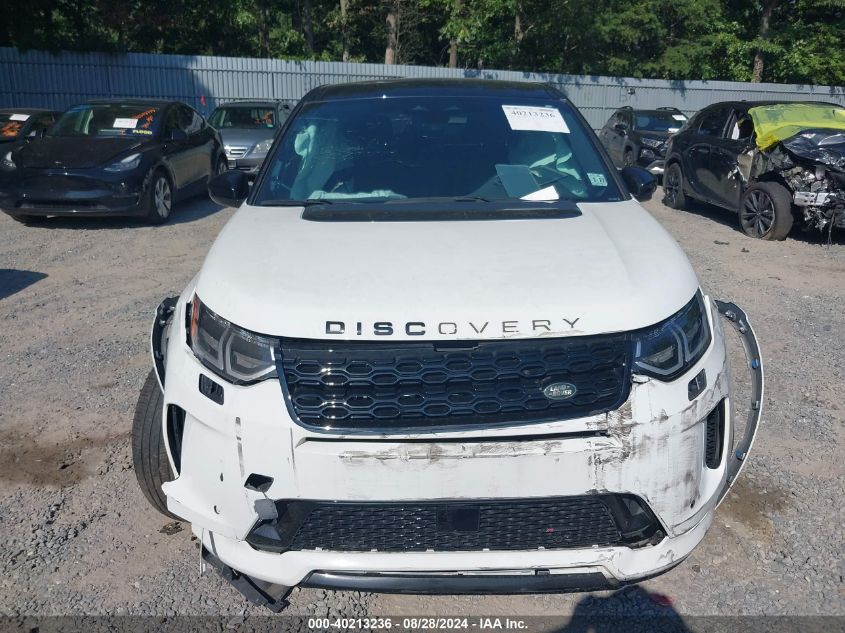 2022 Land Rover Discovery Sport S R-Dynamic VIN: SALCT2FX4NH910062 Lot: 40213236