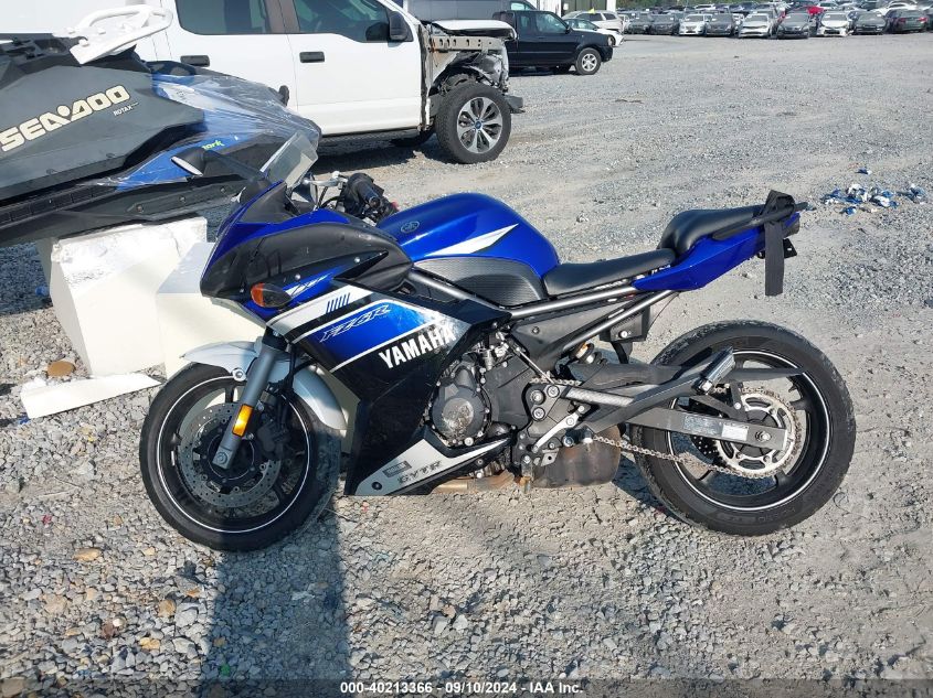 2013 Yamaha Fz6 R VIN: JYARJ18E3DA012021 Lot: 40213366