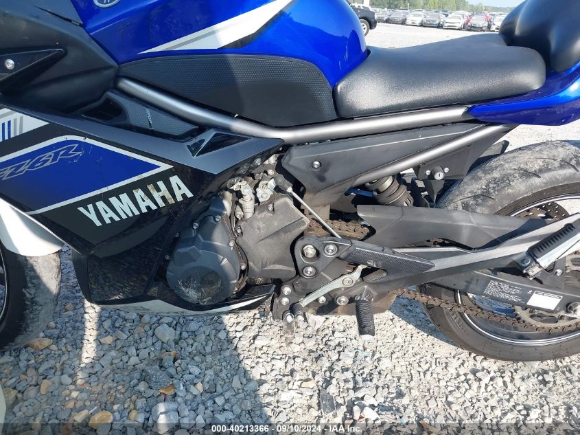 2013 Yamaha Fz6 R VIN: JYARJ18E3DA012021 Lot: 40213366