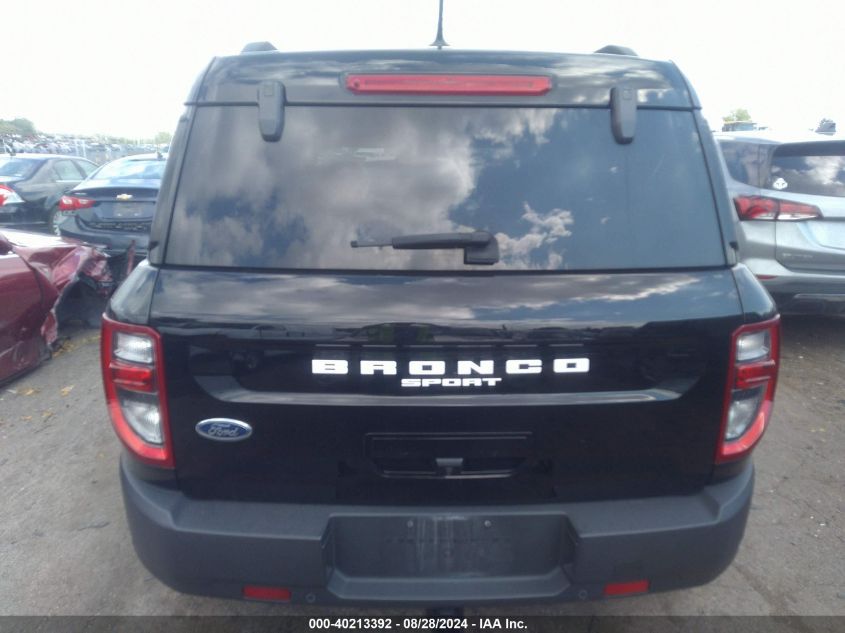 2021 Ford Bronco Sport Badlands VIN: 3FMCR9D92MRA67796 Lot: 40213392