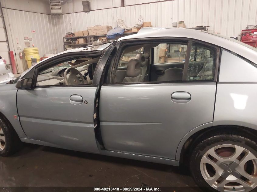 2003 Saturn Ion 3 VIN: 1G8AL54F03Z180467 Lot: 40213418