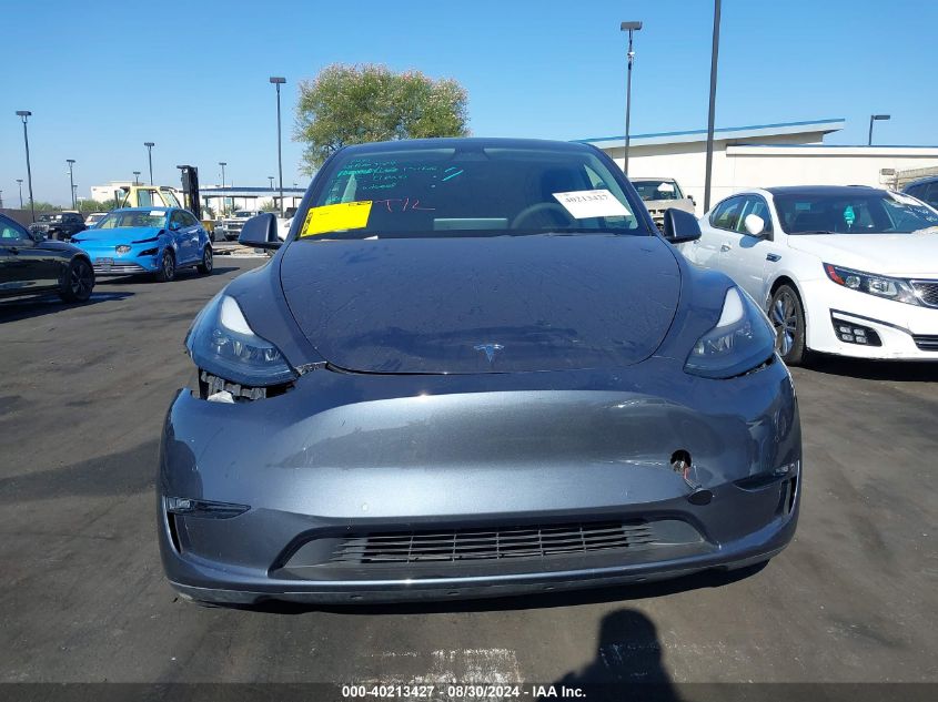 2022 Tesla Model Y Performance Dual Motor All-Wheel Drive VIN: 7SAYGDEF4NF455898 Lot: 40213427