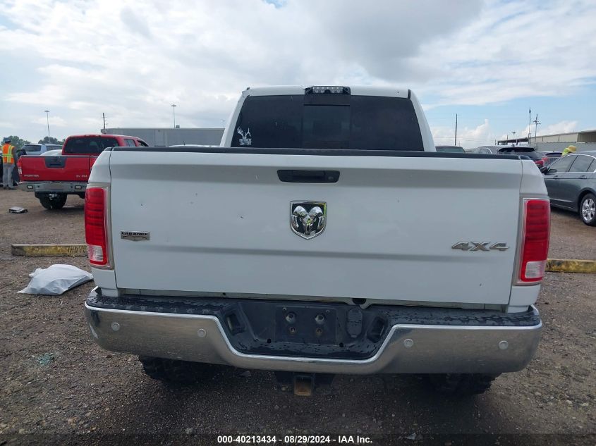 2017 Ram 2500 Laramie Mega Cab 4X4 6'4 Box VIN: 3C6UR5NL4HG634790 Lot: 40213434