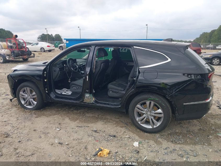 2023 Acura Mdx Standard VIN: 5J8YD9H33PL007335 Lot: 40213465