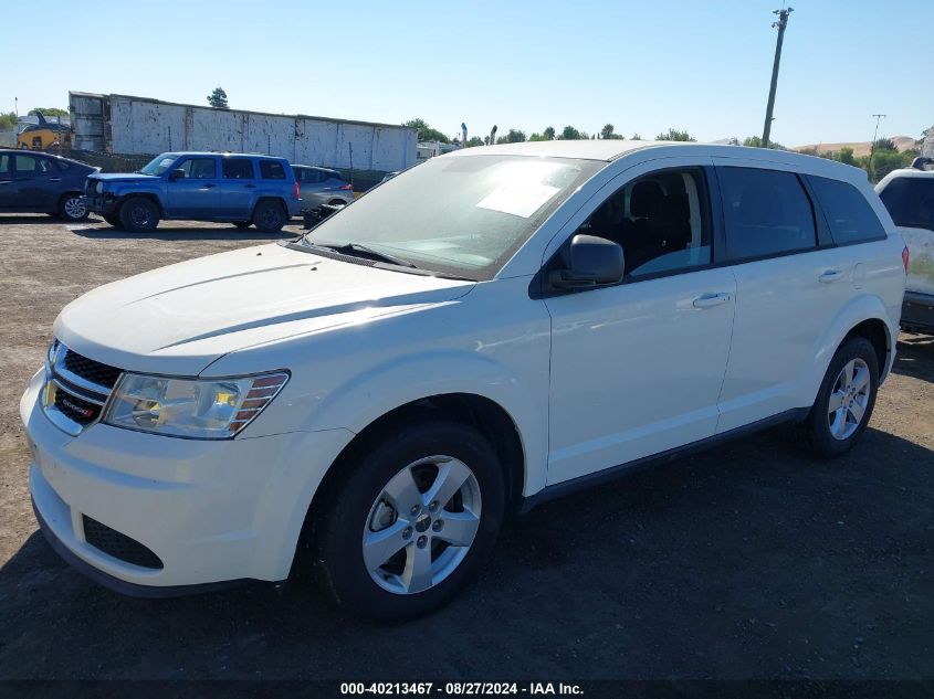 2013 Dodge Journey American Value Pkg VIN: 3C4PDCAB5DT650245 Lot: 40213467