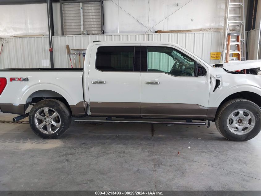 2021 FORD F-150 KING RANCH - 1FTFW1E80MFA51241