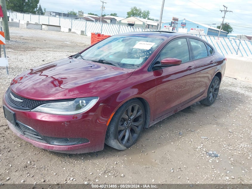 Vin: 1c3cccdg3gn135715, lot: 40701605, chrysler 200 s 20162