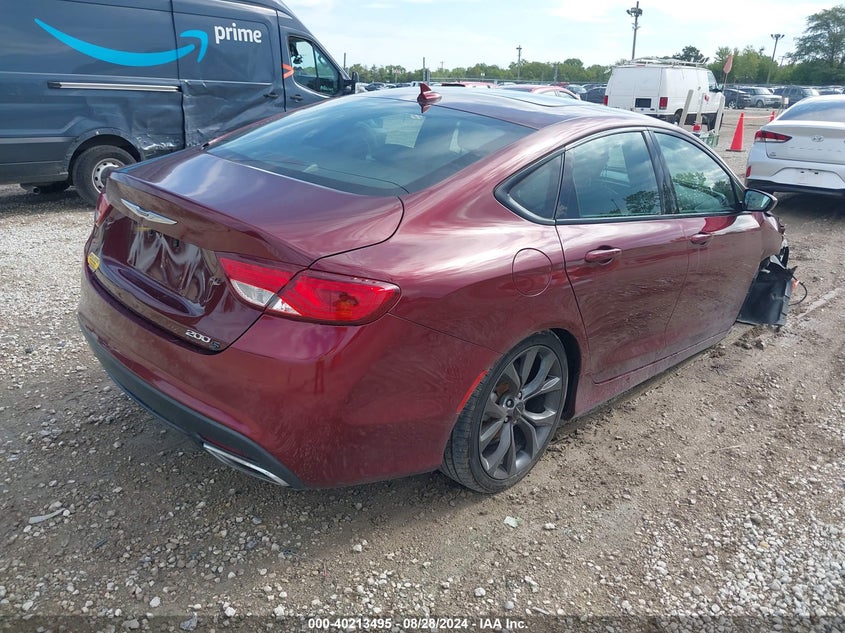 Vin: 1c3cccdg3gn135715, lot: 40701605, chrysler 200 s 20164