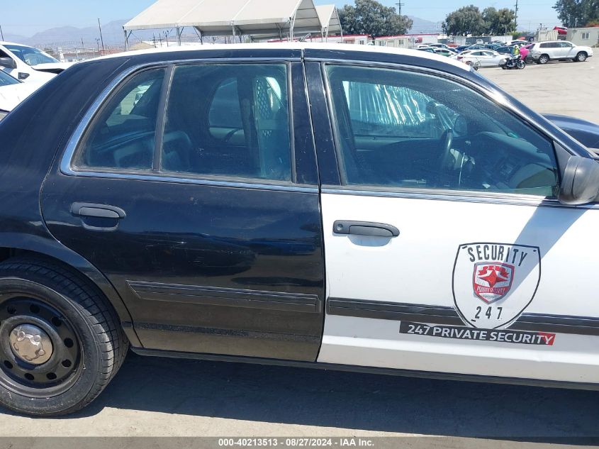 2011 Ford Crown Victoria Police Interceptor VIN: 2FABP7BV8BX182692 Lot: 40213513