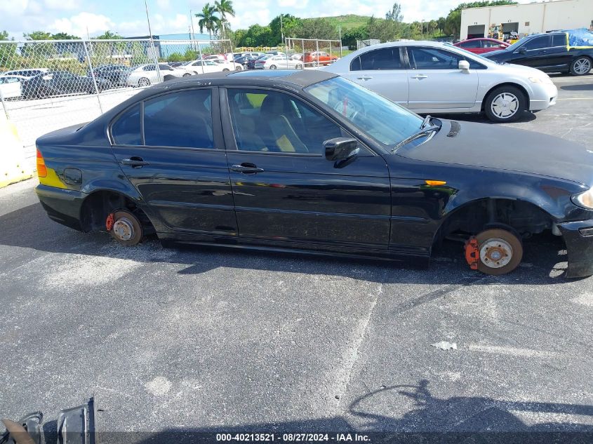 2004 BMW 325I VIN: WBAET374X4NJ43664 Lot: 40213521