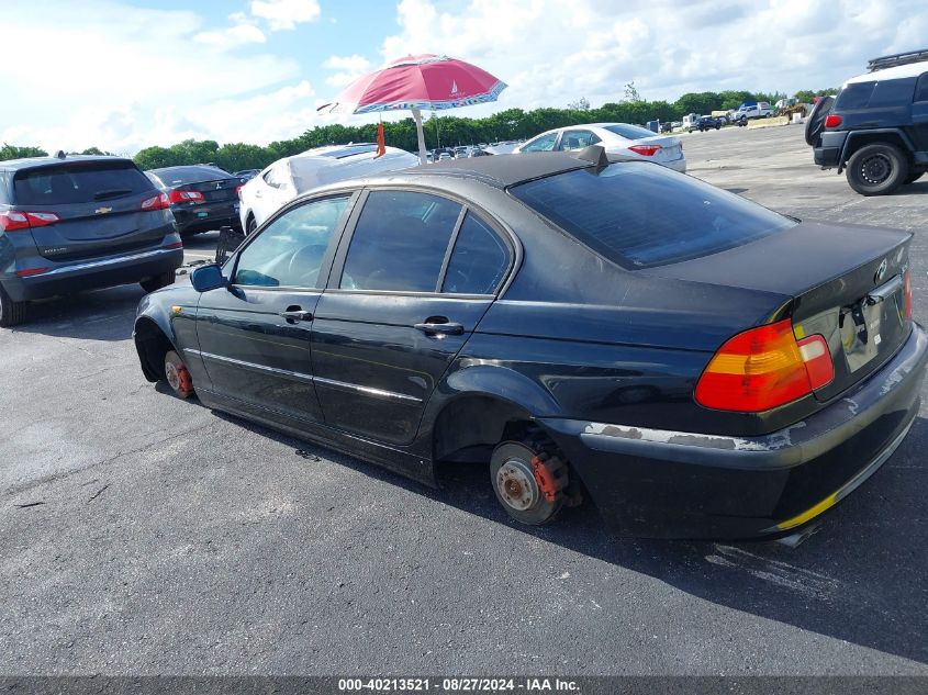 2004 BMW 325I VIN: WBAET374X4NJ43664 Lot: 40213521