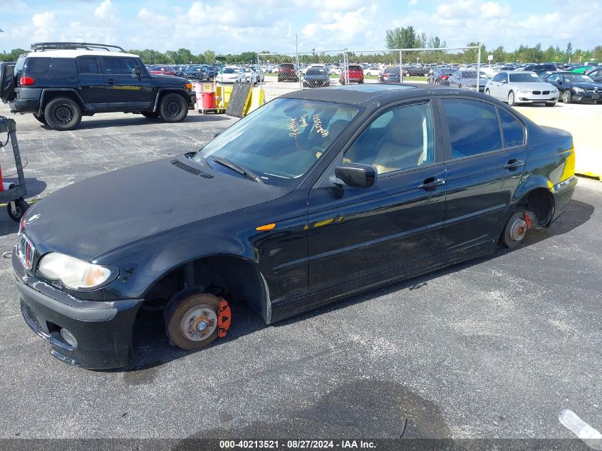 2004 BMW 325I VIN: WBAET374X4NJ43664 Lot: 40213521