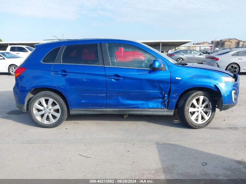 2015 Mitsubishi Outlander Sport Se VIN: 4A4AP4AU1FE008671 Lot: 40213582