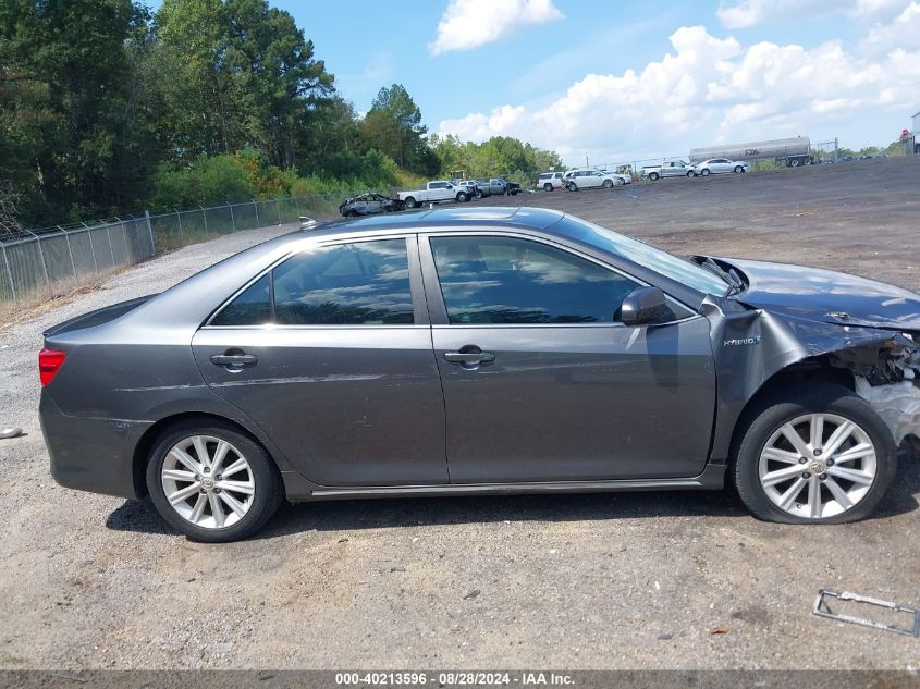 2012 Toyota Camry Hybrid Xle VIN: 4T1BD1FKXCU004674 Lot: 40213596