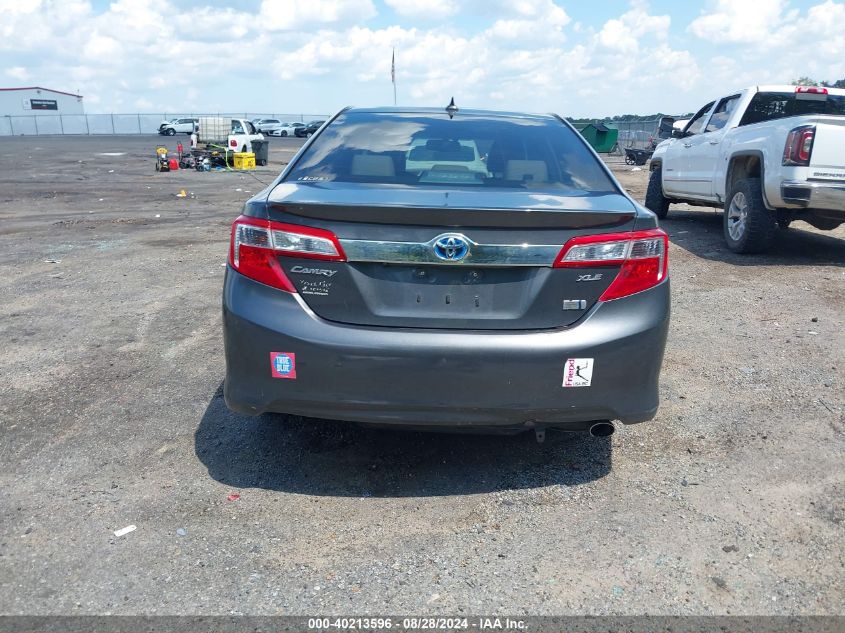 2012 Toyota Camry Hybrid Xle VIN: 4T1BD1FKXCU004674 Lot: 40213596