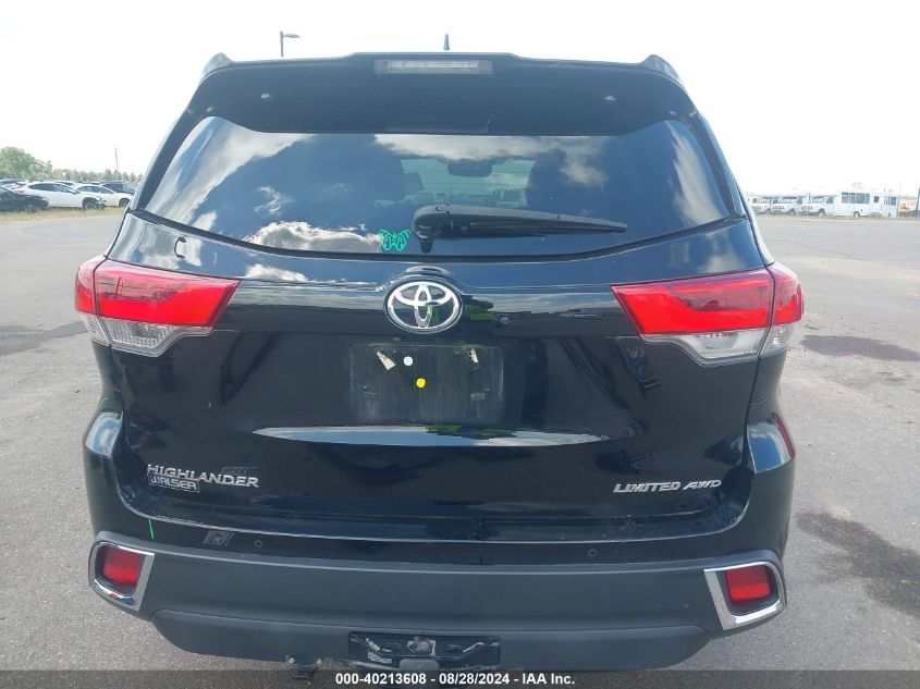 2019 TOYOTA HIGHLANDER LIMITED PLATINUM - 5TDDZRFH6KS986675