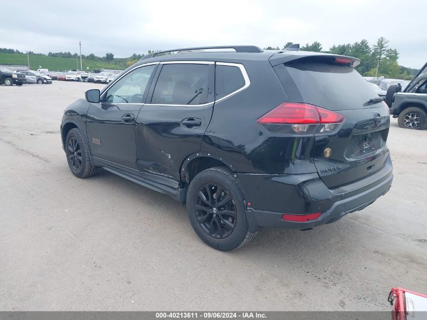 2017 Nissan Rogue Sv/Sl VIN: 5N1AT2MV7HC763510 Lot: 40213611