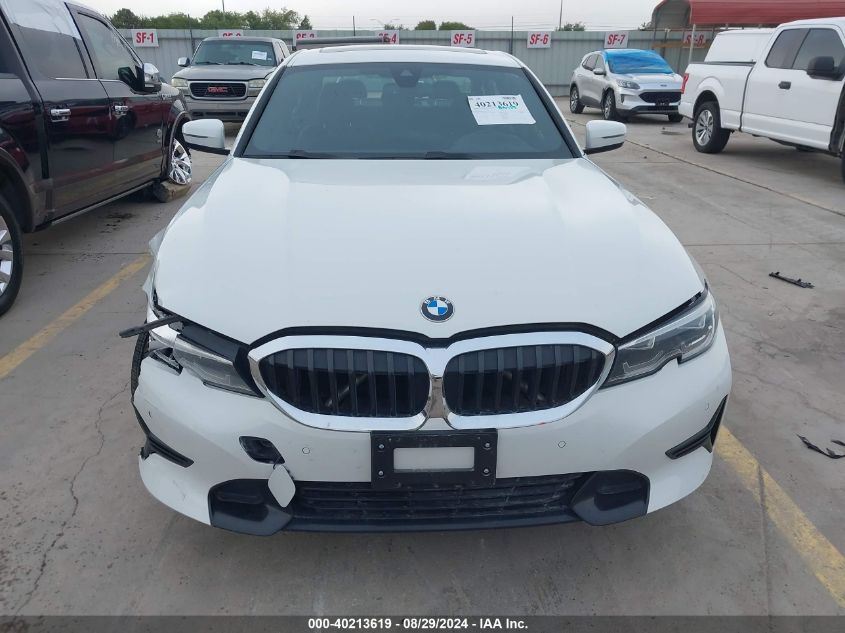 2021 BMW 330I VIN: 3MW5R1J03M8B70703 Lot: 40213619