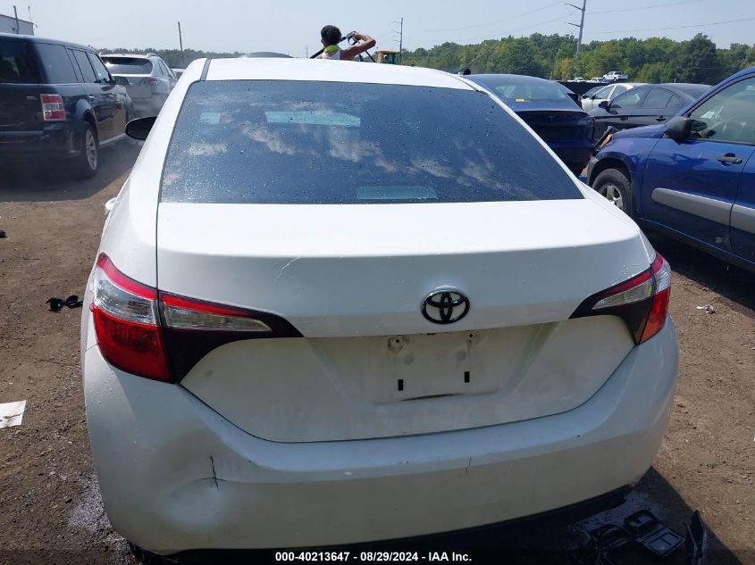 2015 Toyota Corolla Le VIN: 2T1BURHE8FC323342 Lot: 40213647