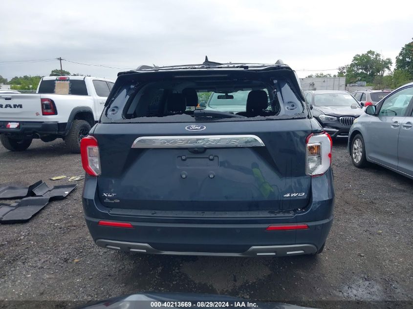 2022 Ford Explorer Xlt VIN: 1FMSK8DH9NGB31391 Lot: 40213669