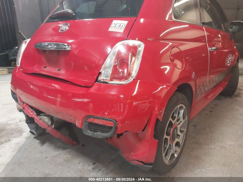 2013 Fiat 500 Sport/Sport Cattiva VIN: 3C3CFFBR3DT753898 Lot: 40213681