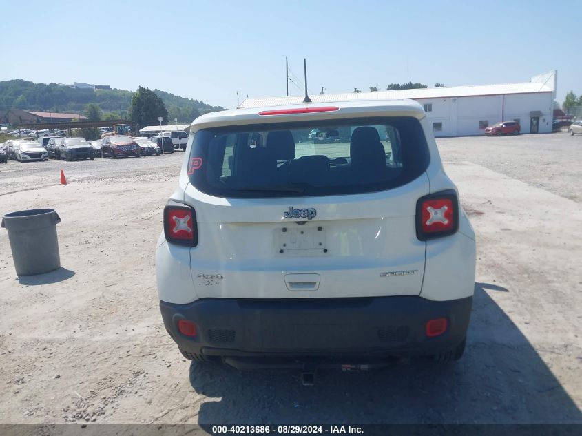 2019 Jeep Renegade Sport 4X4 VIN: ZACNJBAB3KPK34450 Lot: 40213686