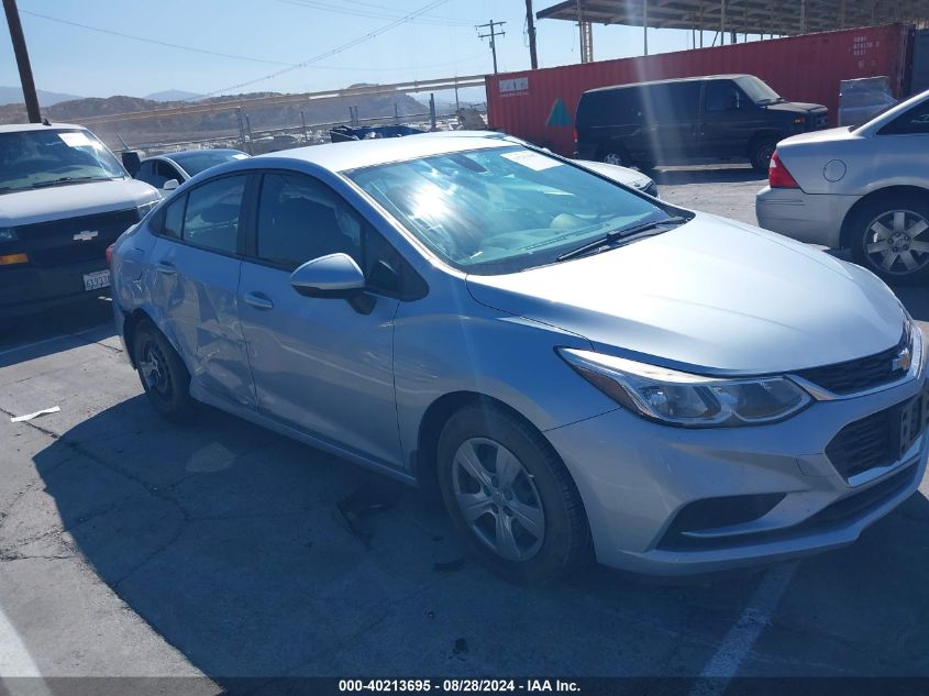 2017 Chevrolet Cruze Ls Auto VIN: 1G1BC5SM7H7262123 Lot: 40213695