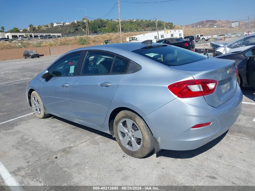 2017 Chevrolet Cruze Ls Auto VIN: 1G1BC5SM7H7262123 Lot: 40213695