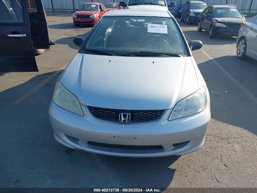 2004 Honda Civic Lx VIN: 1HGEM22514L011058 Lot: 40213739